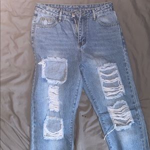 Shein brand MOM jeans fit like large